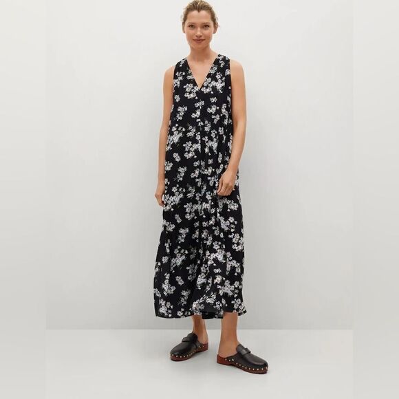 Mango Flowy Printed Dress - Picture 5 of 10